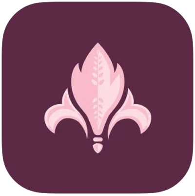 Logo with background color