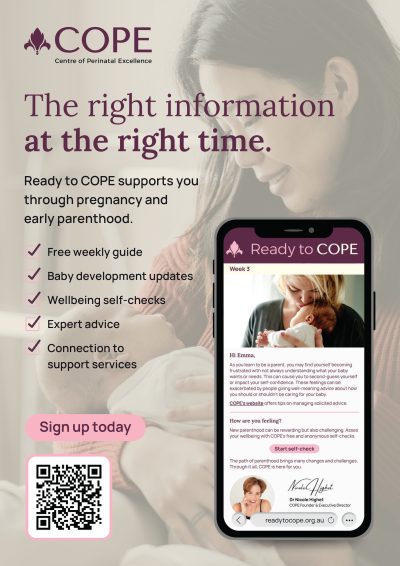 COPE Readyto COPE Poster Postnatal Parenthood
