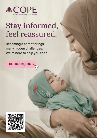 COPE Postnatal Mother Poster A4 png