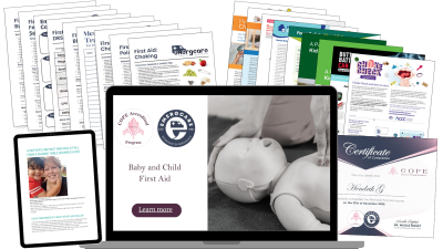 Baby and Child First Aid Course Inclusion