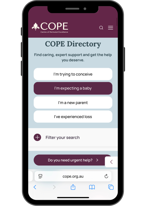 COPE Directory Smartphone Expecting