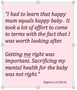 Getting help for postnatal depression