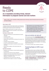 Factsheet on the Ready to COPE Guide