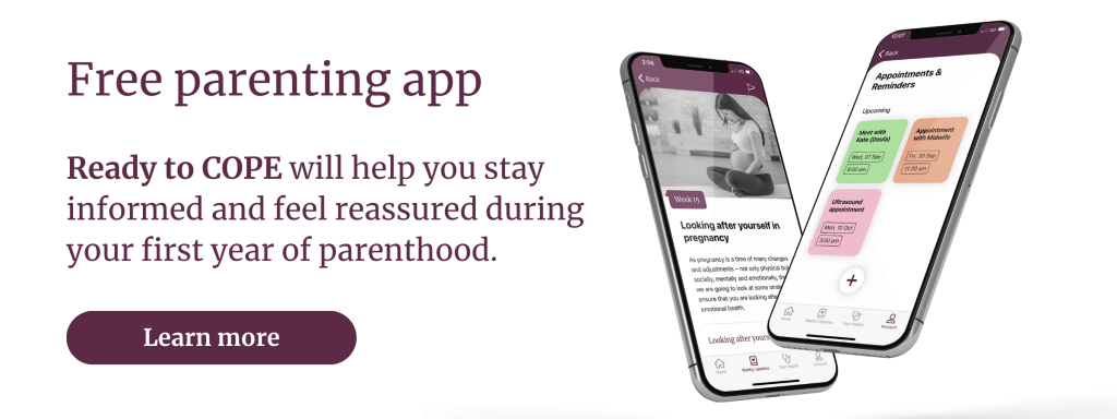New parents and pregnancy app - COPE